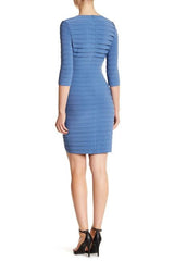 Adrianna Papell - Jersey V-neck Knit Fitted Dress 13189310SC