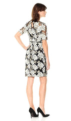 Adrianna Papell - Embroidered Fitted Dress AP1D101410SC