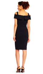 Adrianna Papell - Embellished Off-shoulder Sheath Dress AP1E201555SC