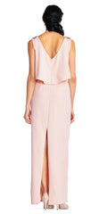 Adrianna Papell - Mock Two Piece Embellished Sheath Dress AP1E202958SC
