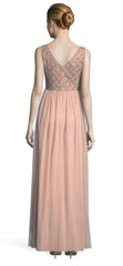 Adrianna Papell - Embellished V-neck A-line Dress AP1E203719SC