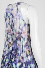Adrianna Papell - Floral Print Halter Neck A-line Dress AP1D100914SC