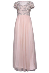 Adrianna Papell - Embellished Tulle A-line Dress AP1E202874SC