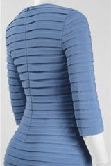 Adrianna Papell - Jersey V-neck Knit Fitted Dress 13189310SC