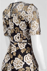 Adrianna Papell - Embroidered Fitted Dress AP1D101410SC